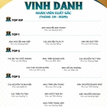 VINH DANH NHÂN VIÊN XUẤT SẮC THÁNG 9/2025