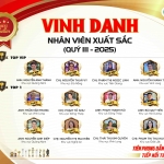 VINH DANH NHÂN VIÊN XUẤT SẮC QUÝ III/2025