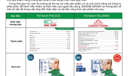 Thông báo cải tiến sản phẩm Paristech Flex 