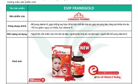 Thông báo ra mắt sản phẩm mới Evip FranGold