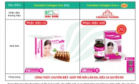 Thông báo thay đổi quy cách và cải tiến sản phẩm Canadas Collagen Eva