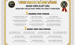 VINH DANH NHÂN VIÊN XUẤT SẮC NĂM 2020