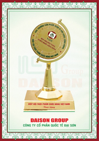 DAISON GROUP đạt Huy chương vàng 
